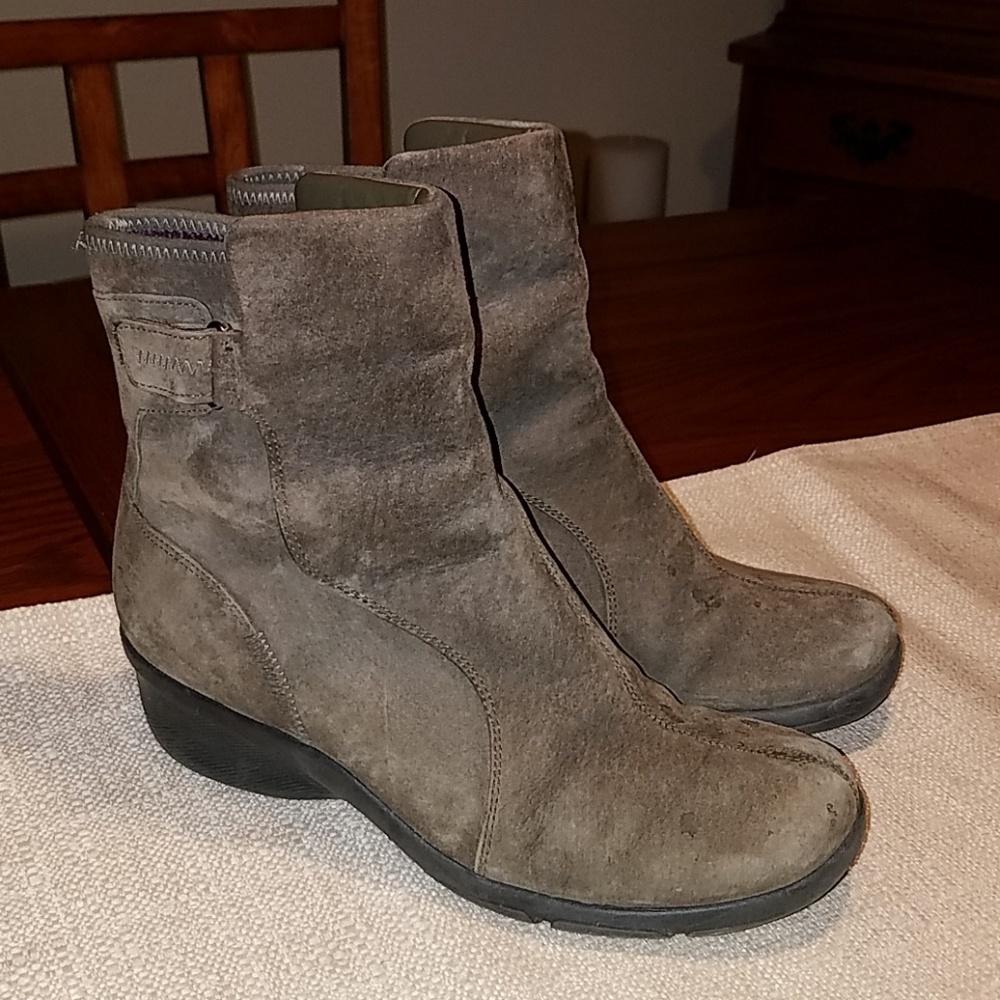 CLARKS Privo Waterproof Suede Boots
